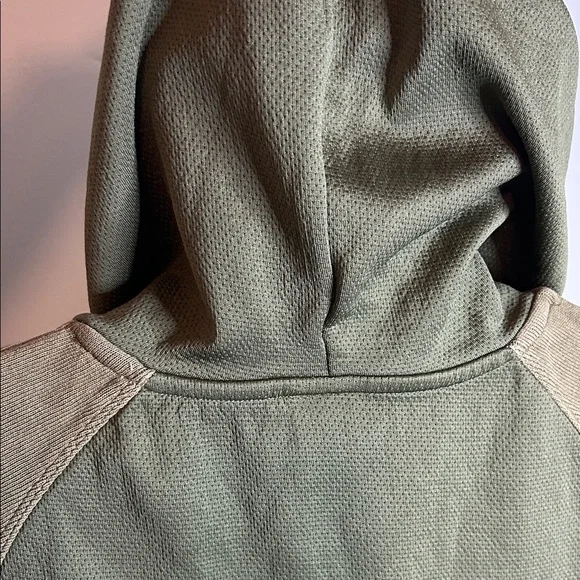 Jordan Olive and Khaki Short Sleeve Hoodie - Picture 7 of 8